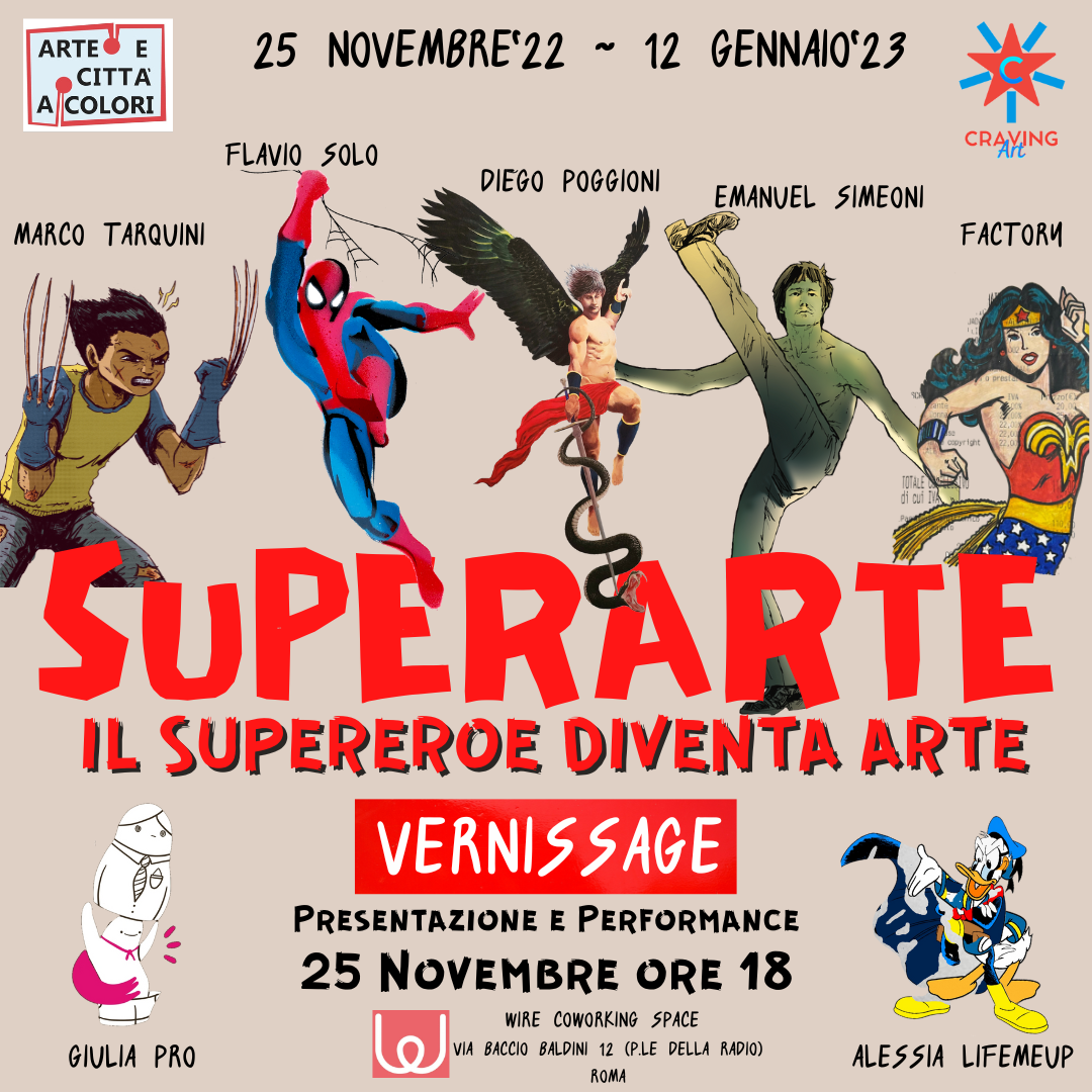 Superarte – Il Supereroe diventa Arte